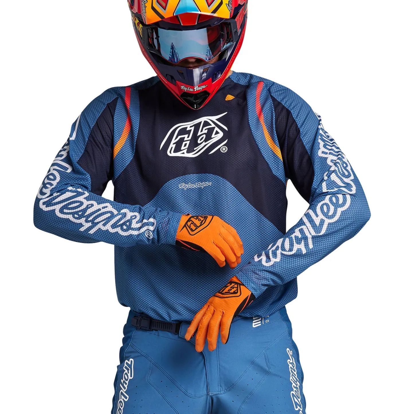Troy Lee Designs Se Pro Air|Se Pro^SE Pro Air Jersey Pinned Blue