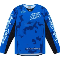 Troy Lee Designs Jerseys|Track^SE Pro Jersey Blotted Bright Blue