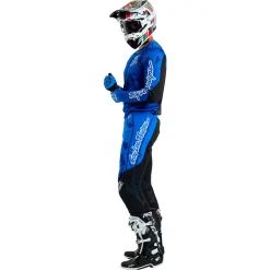 Troy Lee Designs Jerseys|Track^SE Pro Jersey Blotted Bright Blue