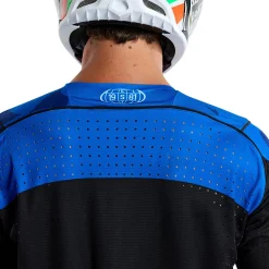 Troy Lee Designs Jerseys|Track^SE Pro Jersey Blotted Bright Blue