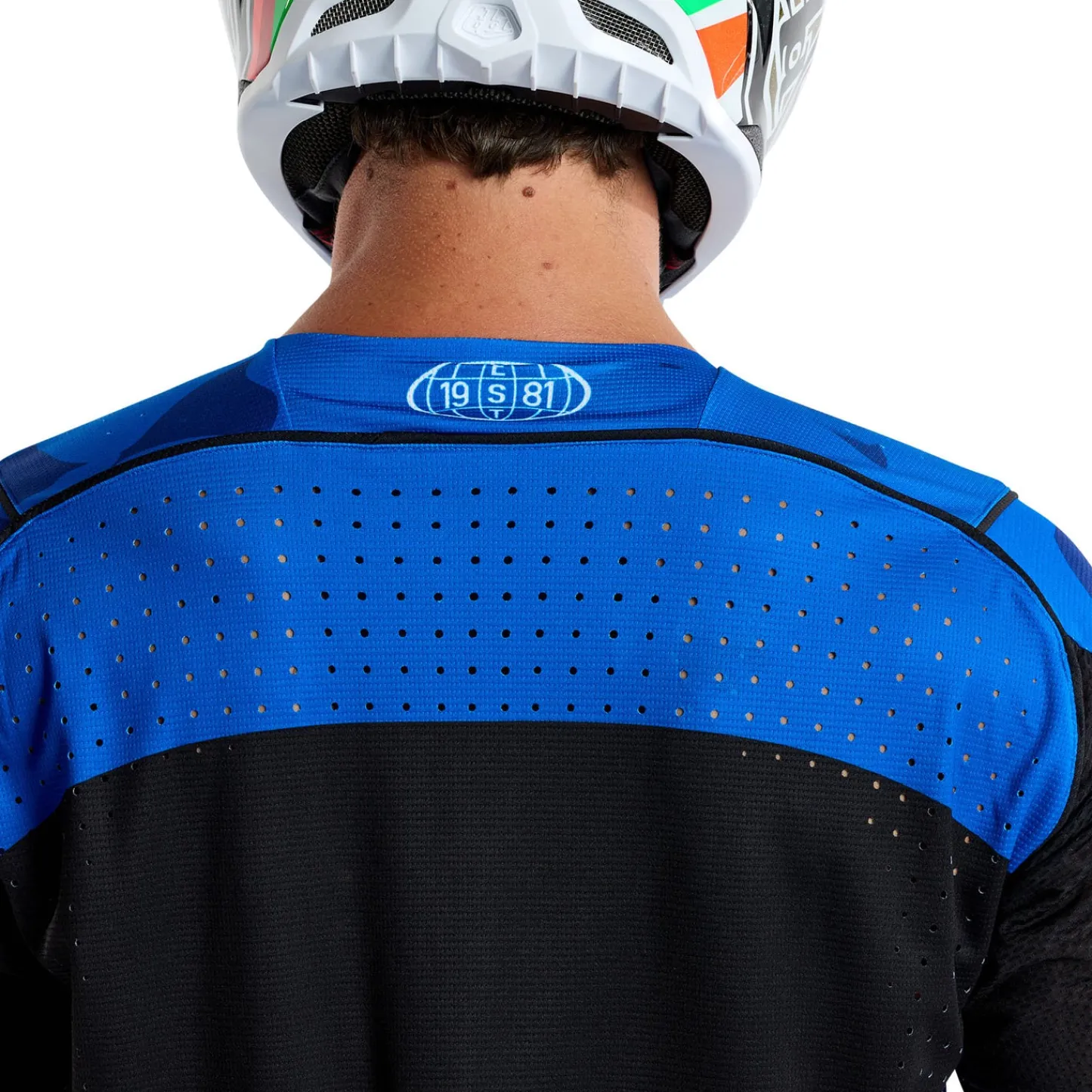 Troy Lee Designs Jerseys|Track^SE Pro Jersey Blotted Bright Blue