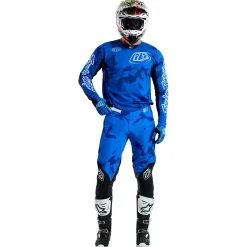Troy Lee Designs Jerseys|Track^SE Pro Jersey Blotted Bright Blue