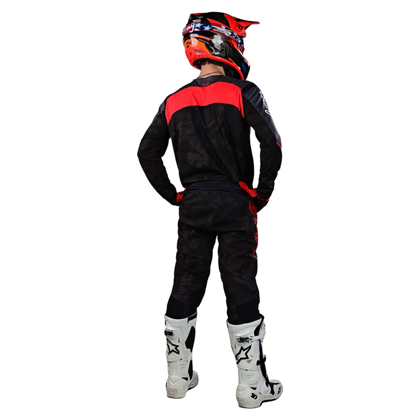 Troy Lee Designs Se Pro|Track^SE Pro Jersey Grid Camo Black / Gray
