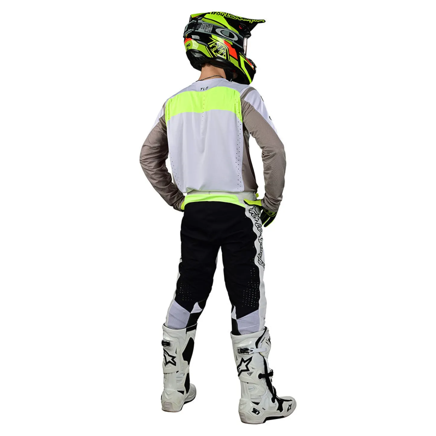 Troy Lee Designs Se Pro|Jerseys^SE Pro Jersey Grid Fog / Flo Yellow