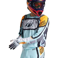 Troy Lee Designs Se Pro|Jerseys^SE Pro Jersey Wavez Bleached Aqua