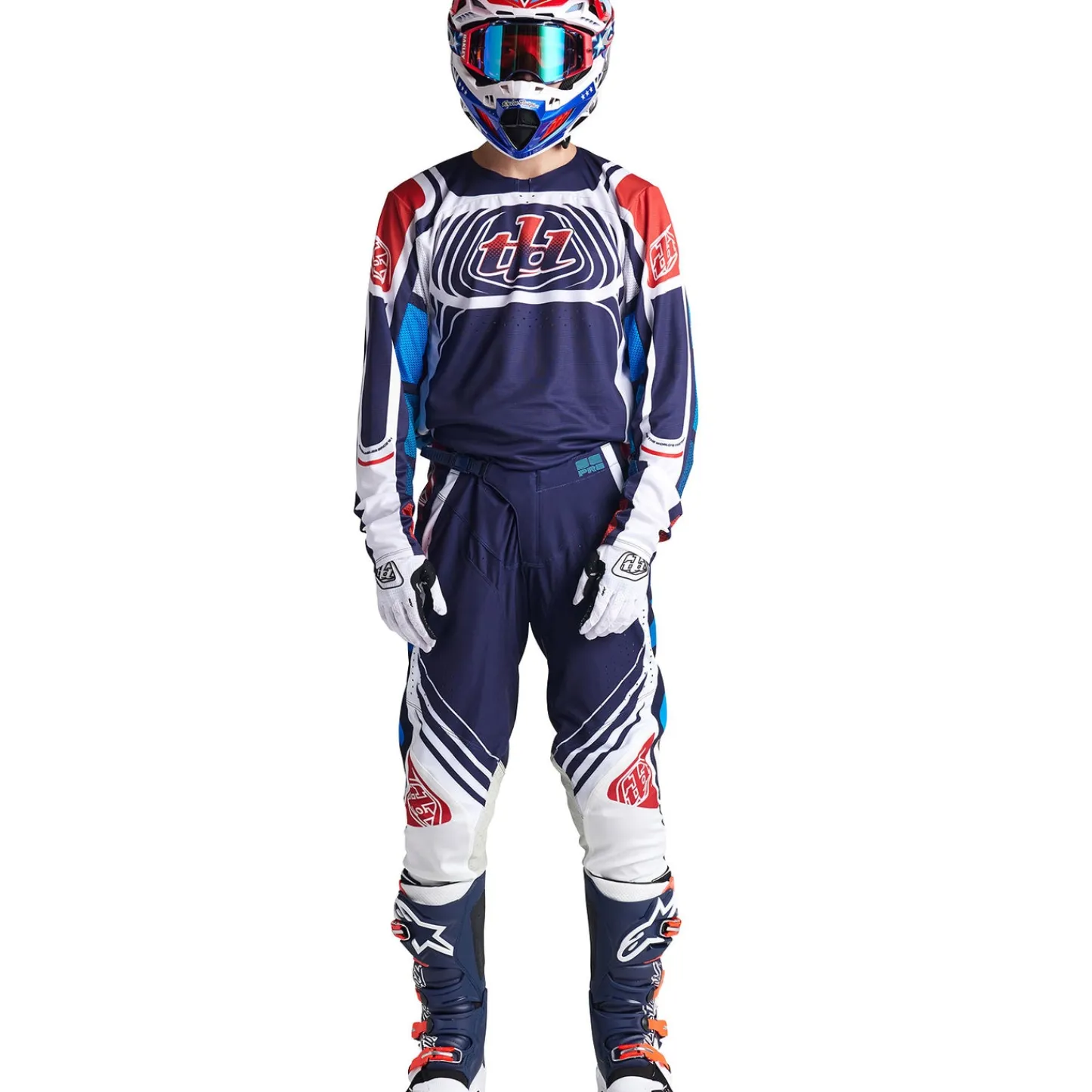 Troy Lee Designs Se Pro|Jerseys^SE Pro Jersey Wavez Navy / Red