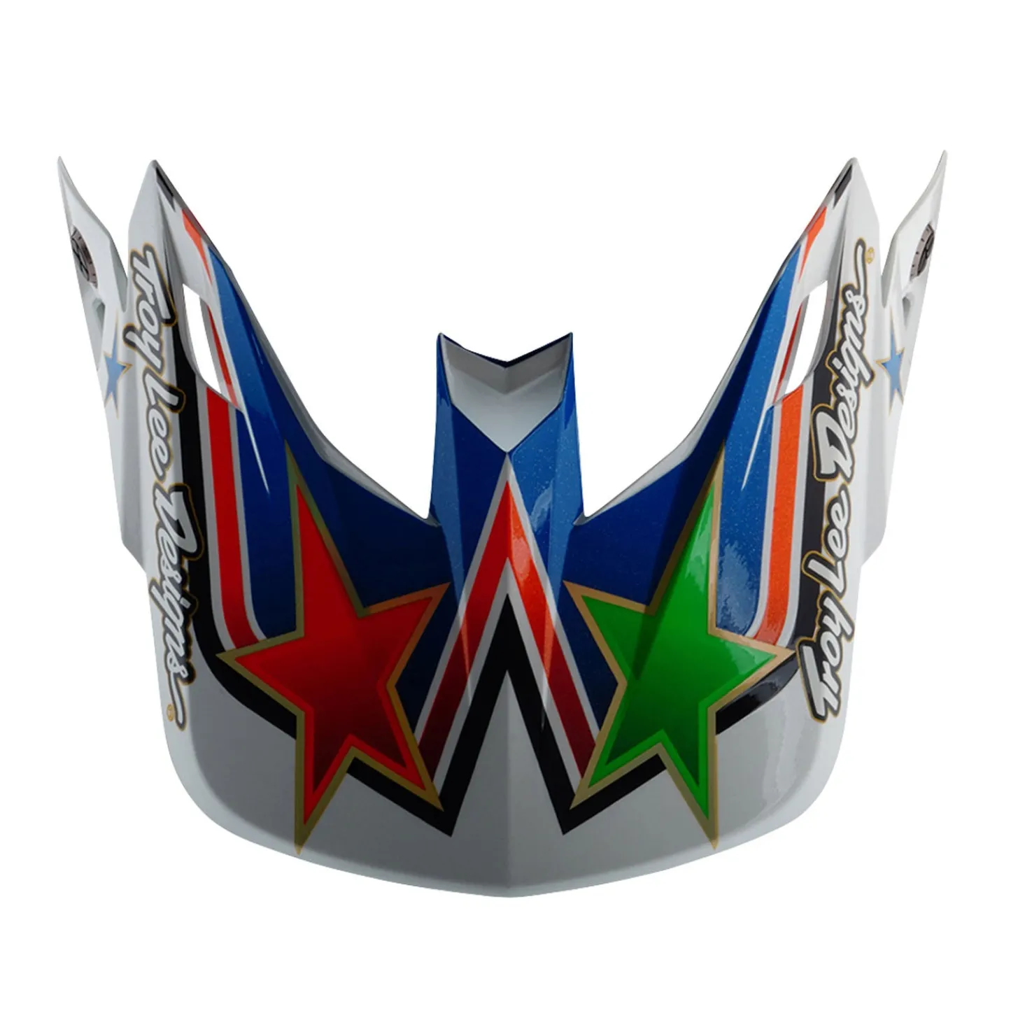 Troy Lee Designs Visors|Helmet Accessories^SE5 Visor Rays White / Blue