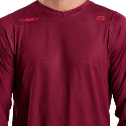 Troy Lee Designs Jerseys|Skyline^Skyline Air Long Sleeve Jersey Mono Oxblood