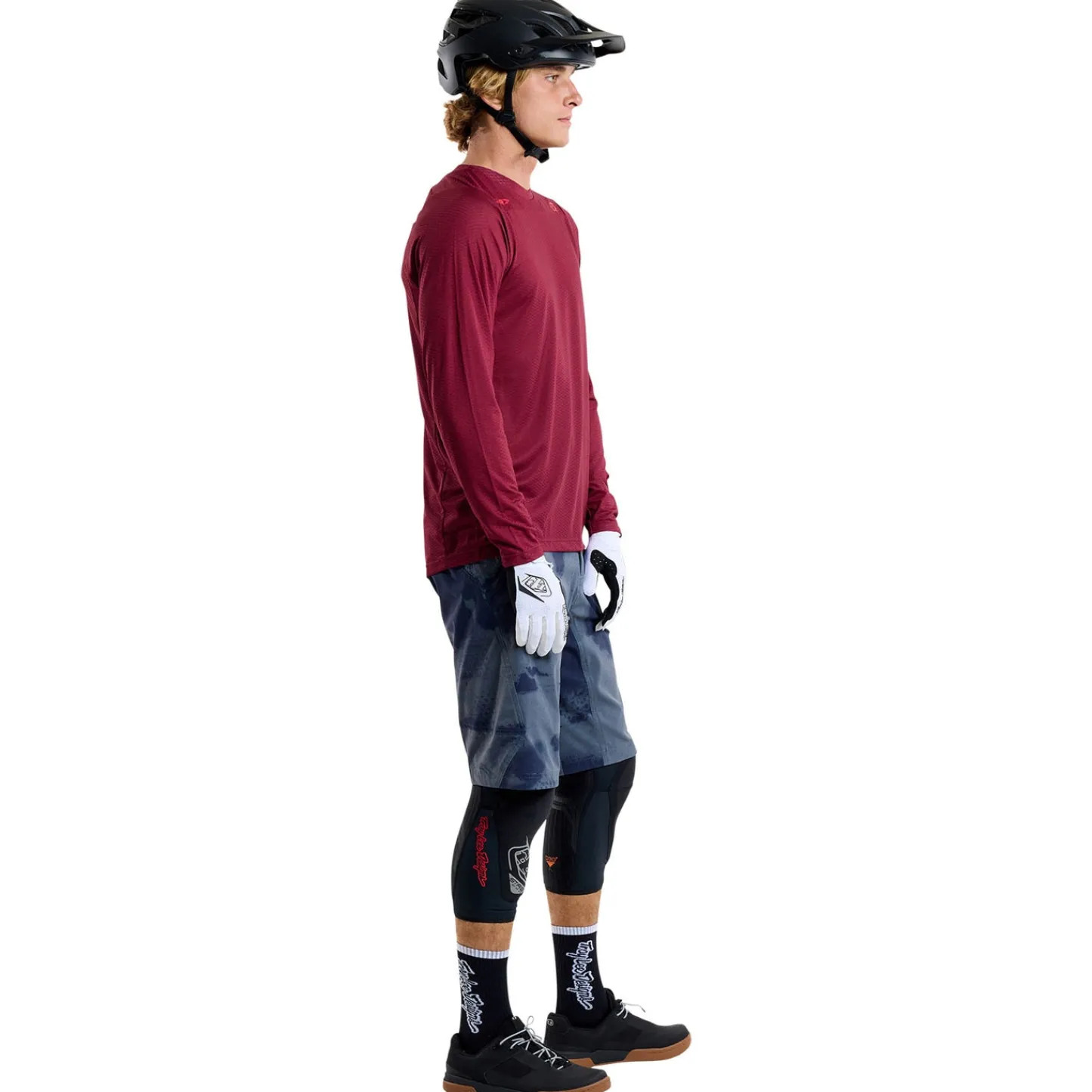 Troy Lee Designs Jerseys|Skyline^Skyline Air Long Sleeve Jersey Mono Oxblood