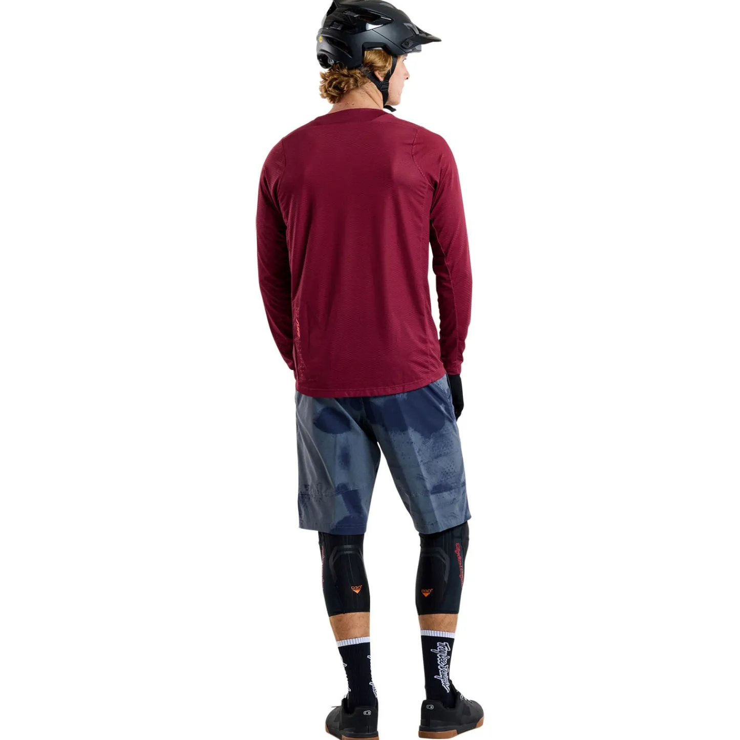 Troy Lee Designs Jerseys|Skyline^Skyline Air Long Sleeve Jersey Mono Oxblood
