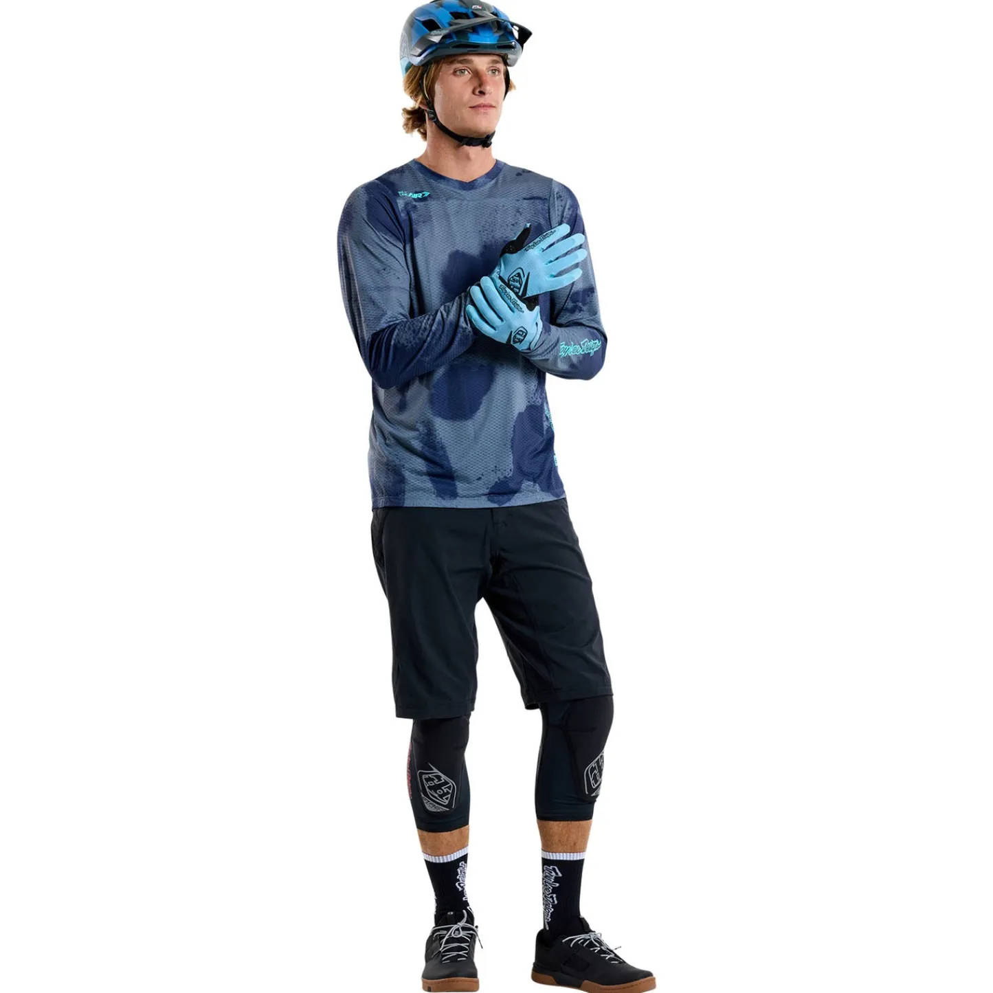 Troy Lee Designs Jerseys|Skyline^Skyline Air Long Sleeve Jersey Flared Steel