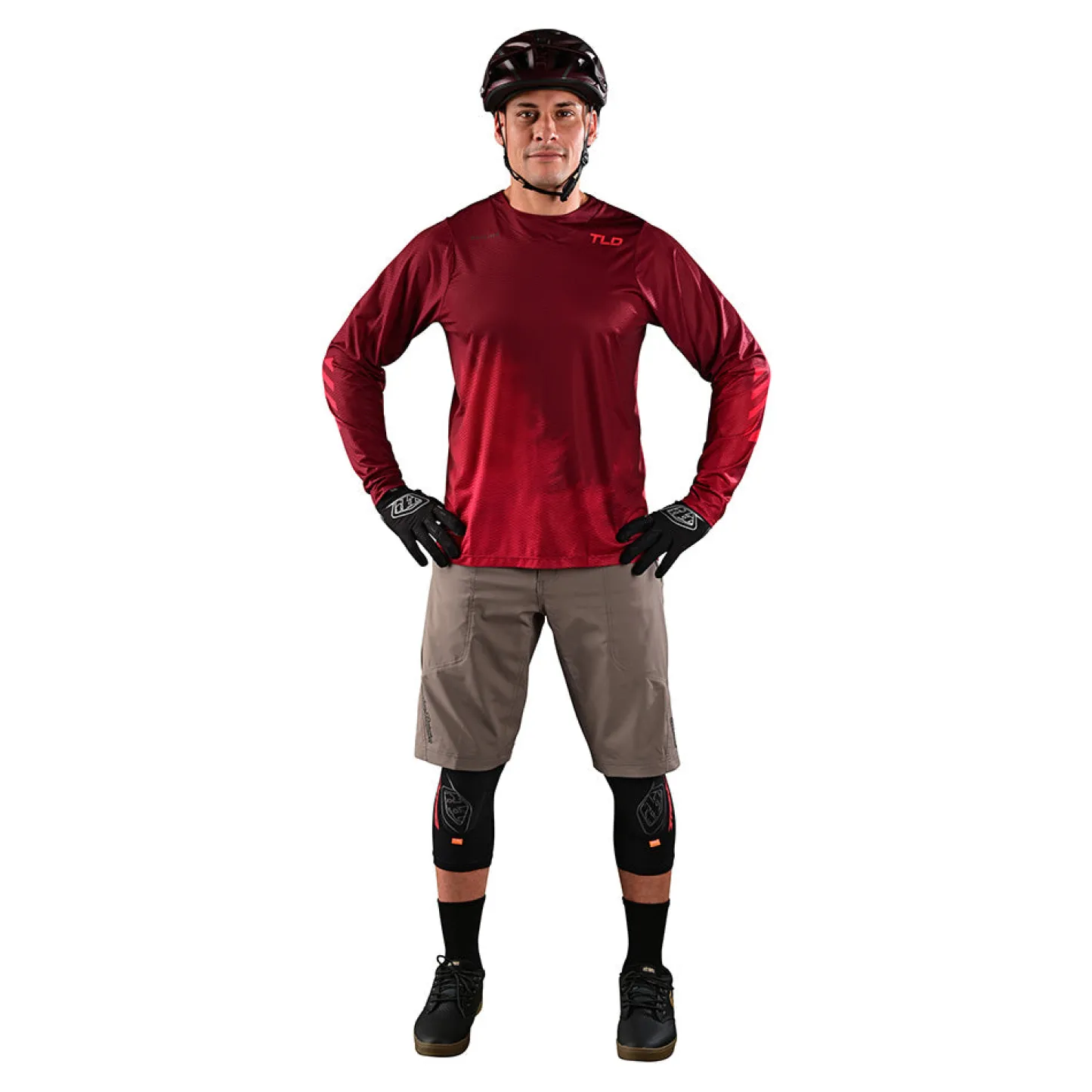 Troy Lee Designs Skyline|Enduro^Skyline Air LS Jersey Fades Wine