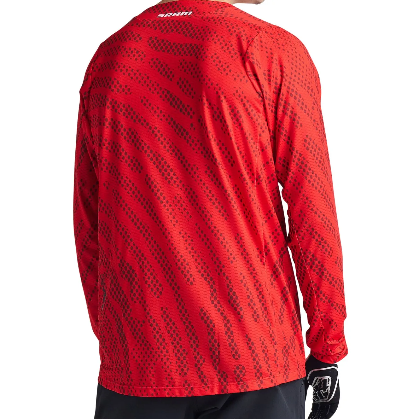 Troy Lee Designs Skyline|Jerseys^Skyline Air LS Jersey SRAM Roots Fiery Red