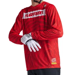 Troy Lee Designs Skyline|Jerseys^Skyline Air LS Jersey SRAM Roots Fiery Red
