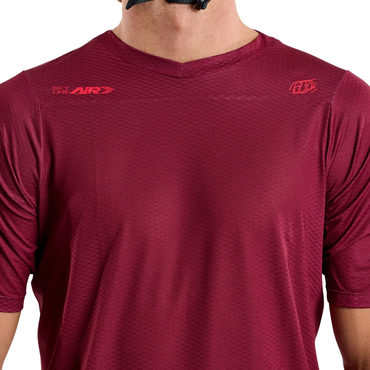 Troy Lee Designs Jerseys|Skyline^Skyline Air Short Sleeve Jersey Mono Oxblood