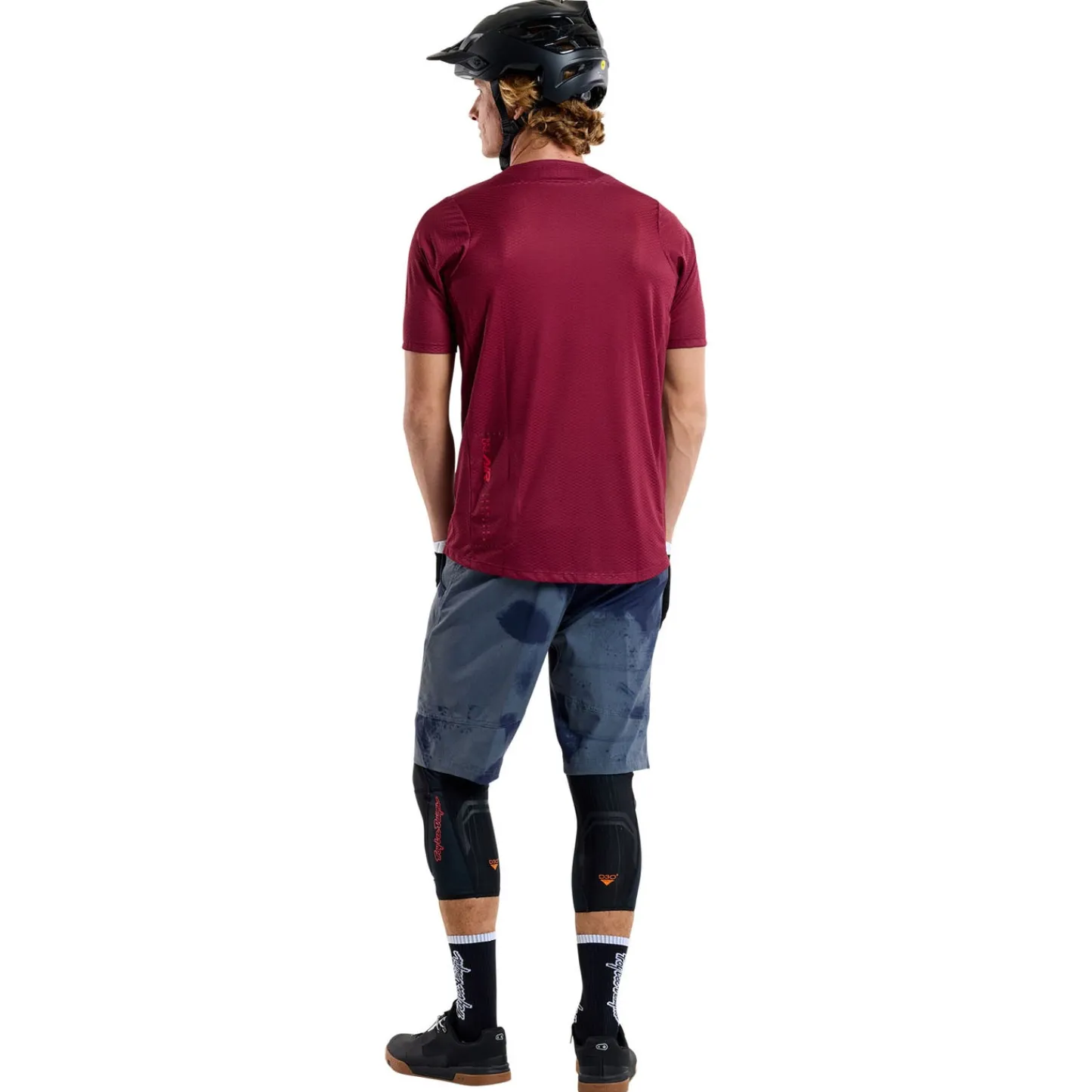 Troy Lee Designs Jerseys|Skyline^Skyline Air Short Sleeve Jersey Mono Oxblood