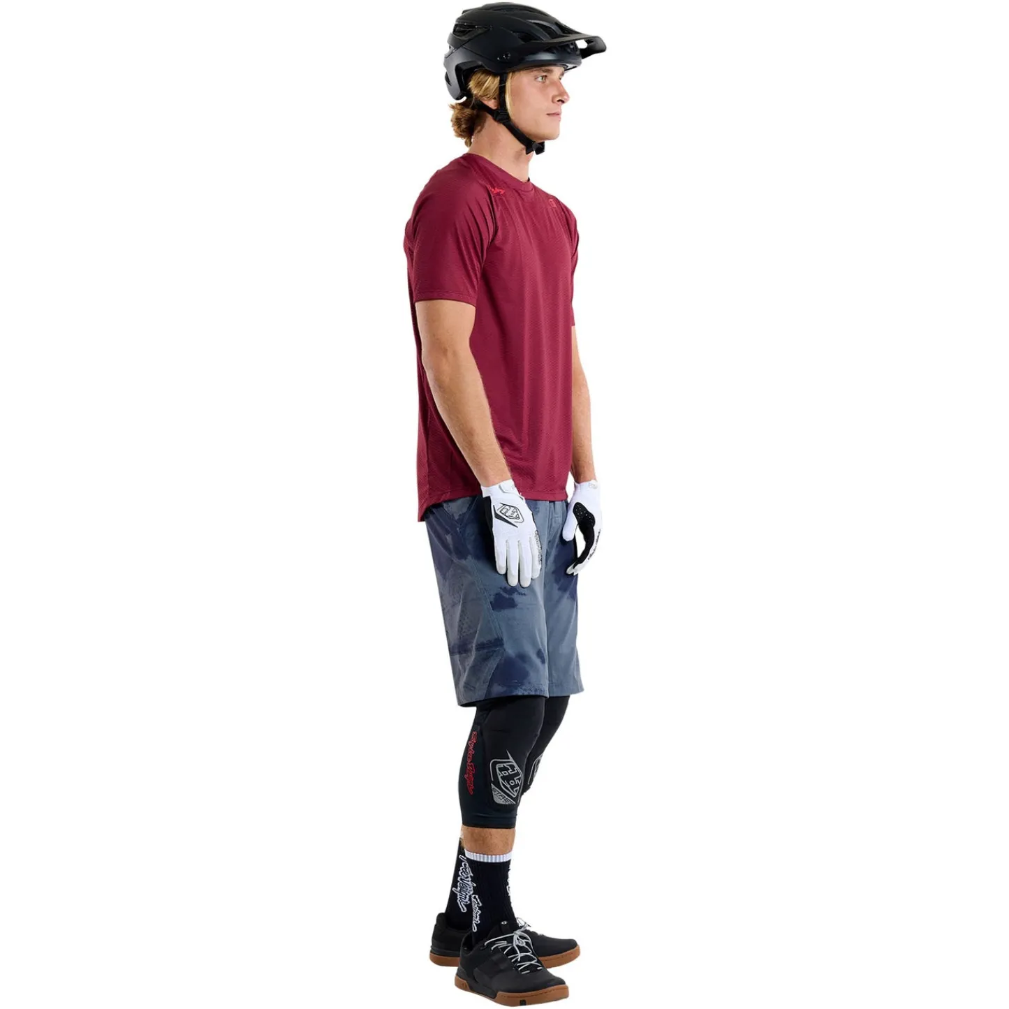 Troy Lee Designs Jerseys|Skyline^Skyline Air Short Sleeve Jersey Mono Oxblood