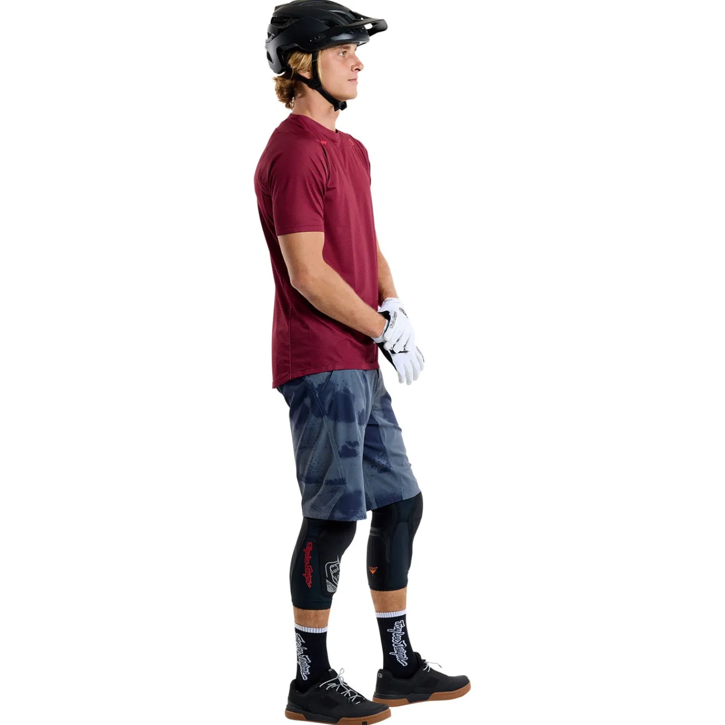 Troy Lee Designs Jerseys|Skyline^Skyline Air Short Sleeve Jersey Mono Oxblood