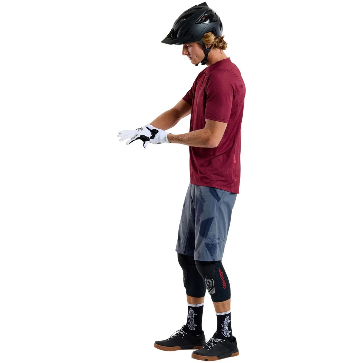 Troy Lee Designs Jerseys|Skyline^Skyline Air Short Sleeve Jersey Mono Oxblood