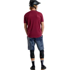 Troy Lee Designs Jerseys|Skyline^Skyline Air Short Sleeve Jersey Mono Oxblood