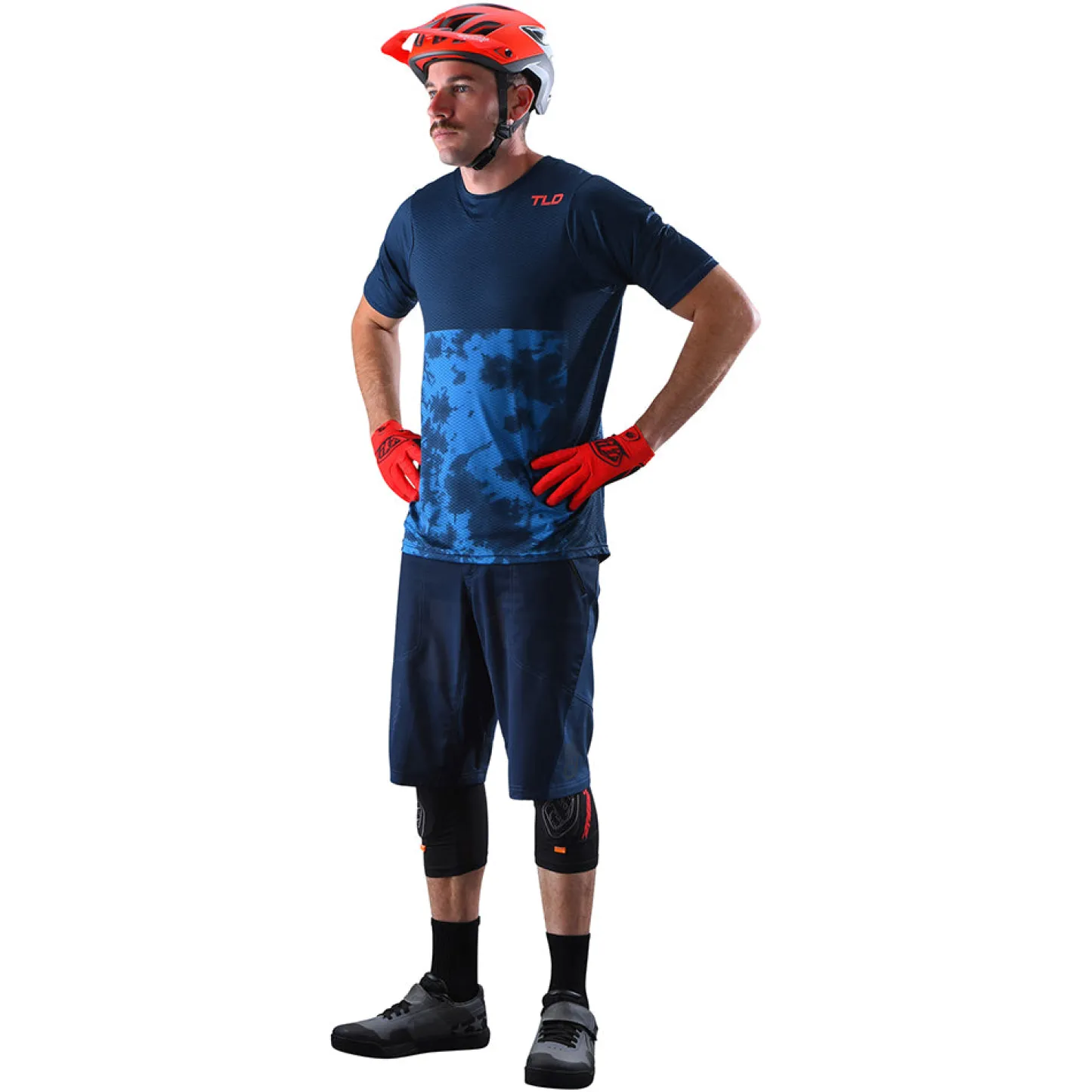 Troy Lee Designs Skyline|Enduro^Skyline Air SS Jersey Breaks Dark Slate Blue