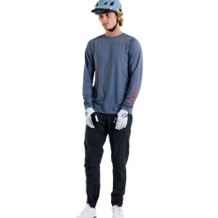 Troy Lee Designs Jerseys|Skyline^Skyline Long Sleeve Jersey Mono Steel Blue