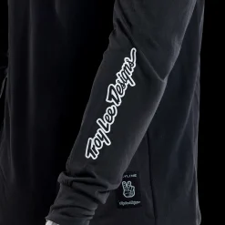 Troy Lee Designs Jerseys|Skyline^Skyline Long Sleeve Ride Tee Signature Black