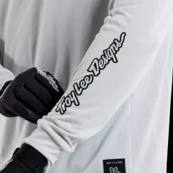 Troy Lee Designs Jerseys|Skyline^Skyline Long Sleeve Ride Tee Signature Mist