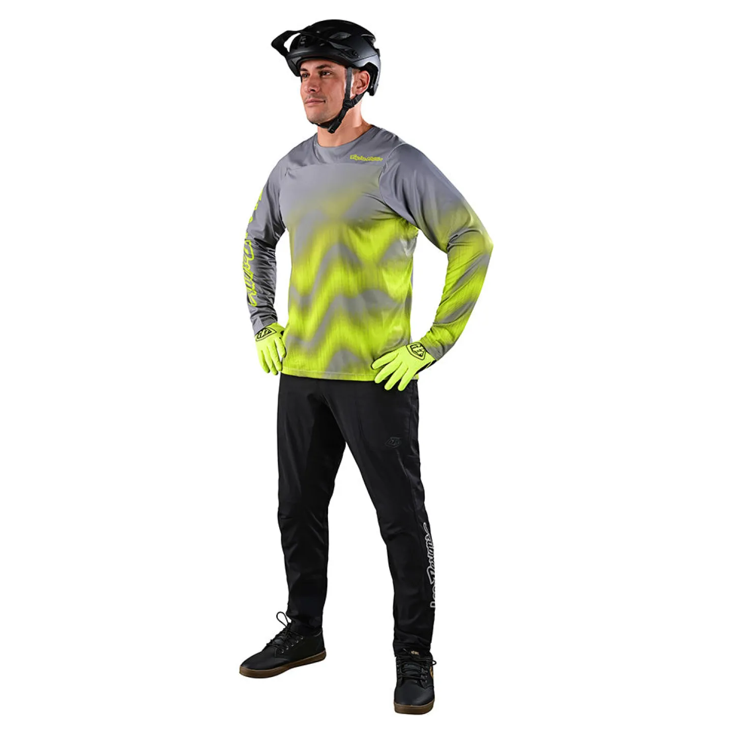 Troy Lee Designs Skyline|Jerseys^Skyline LS Chill Jersey Waves Lt Gray