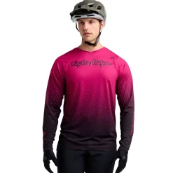 Troy Lee Designs Skyline|Jerseys^Skyline LS Jersey Buzzed Berry