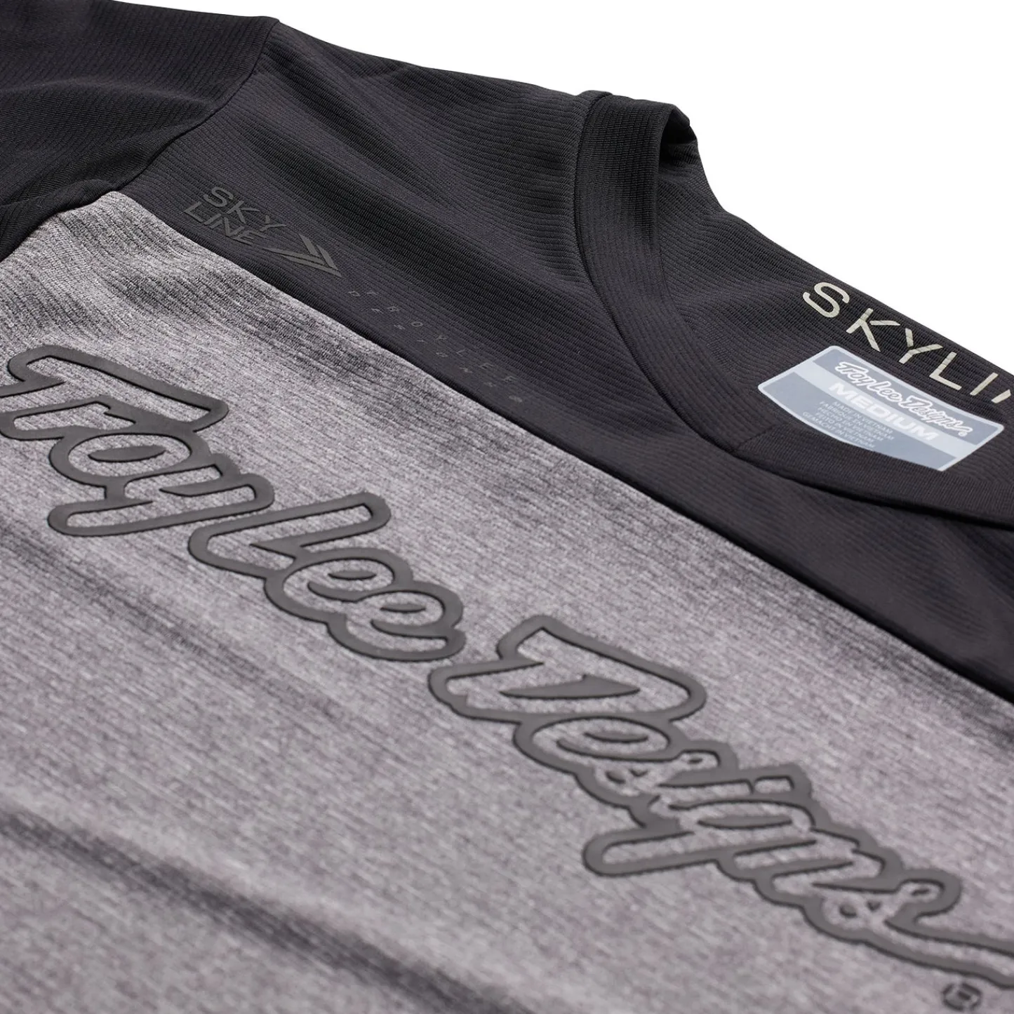Troy Lee Designs Skyline|Jerseys^Skyline LS Jersey Signature Heather Gray / Black