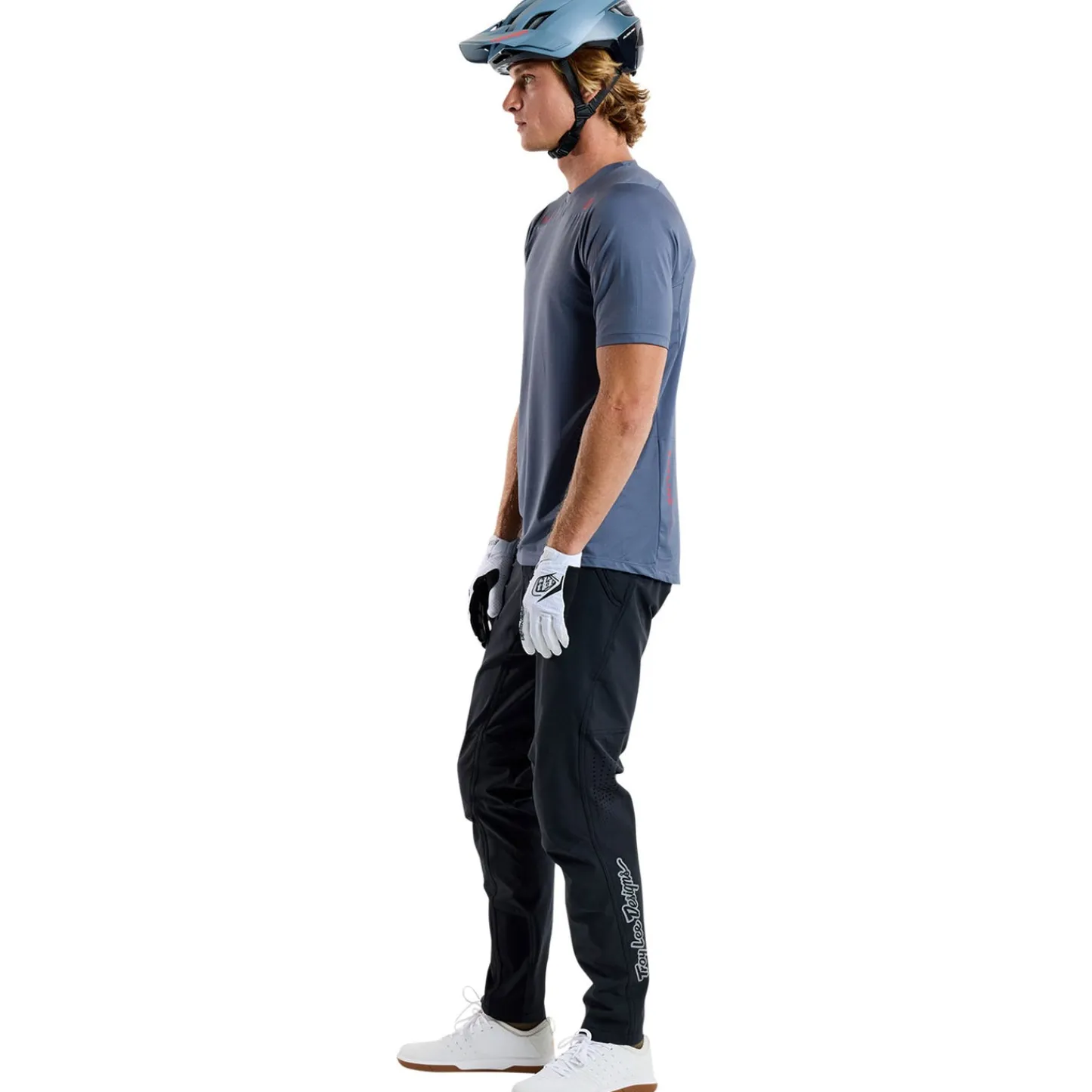Troy Lee Designs Jerseys|Skyline^Skyline Short Sleeve Jersey Mono Steel Blue