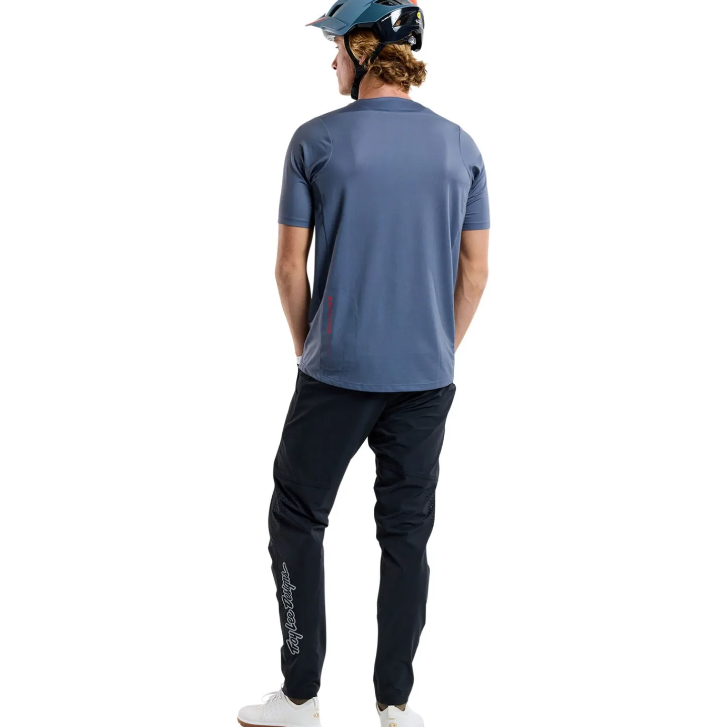 Troy Lee Designs Jerseys|Skyline^Skyline Short Sleeve Jersey Mono Steel Blue