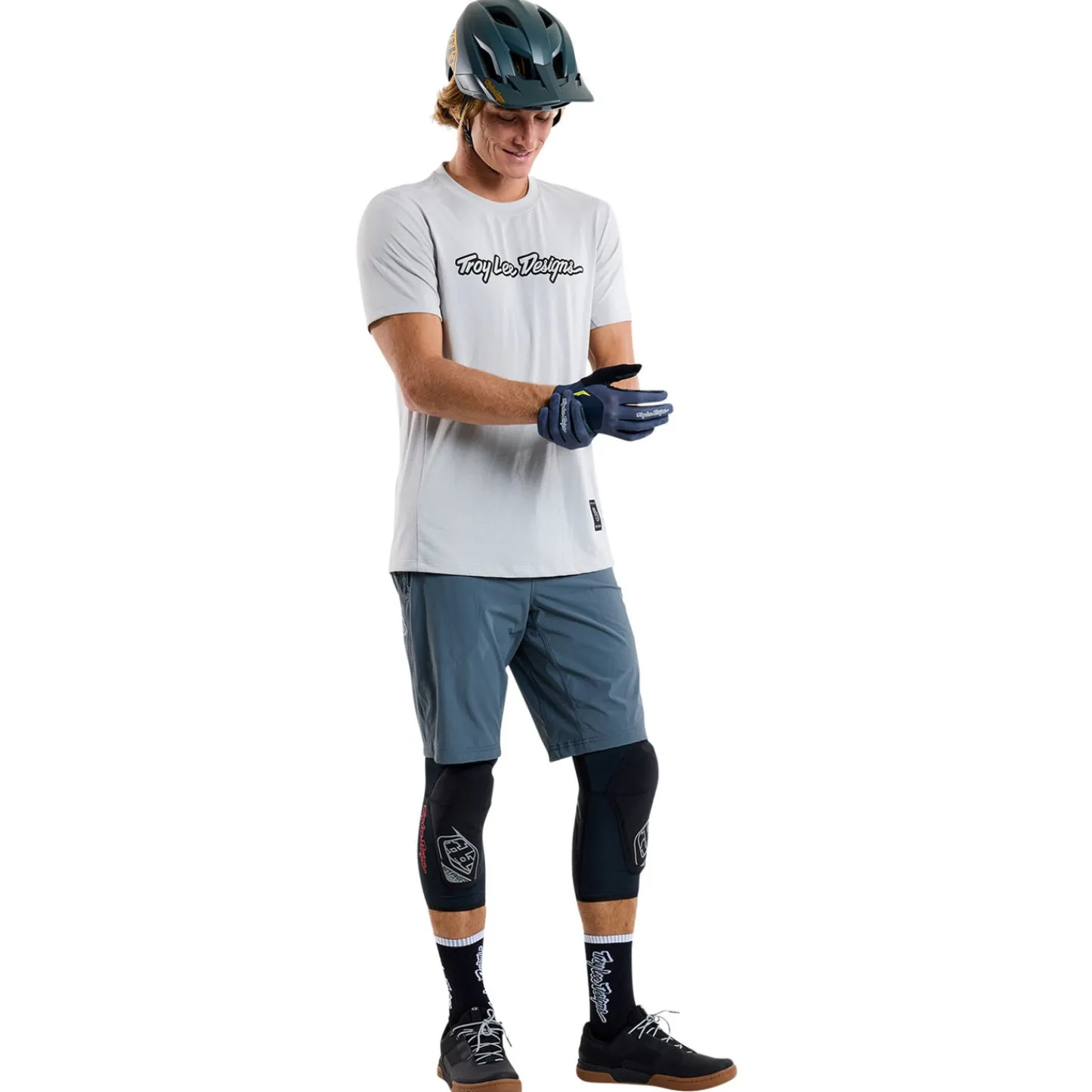 Troy Lee Designs Jerseys|Skyline^Skyline Short Sleeve Ride Tee Signature Mist