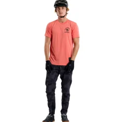Troy Lee Designs Jerseys|Skyline^Skyline Short Sleeve Ride Tee P&W Melon