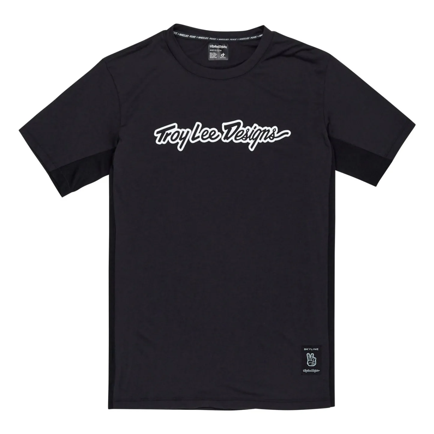 Troy Lee Designs Jerseys|Skyline^Skyline Short Sleeve Ride Tee Signature Black