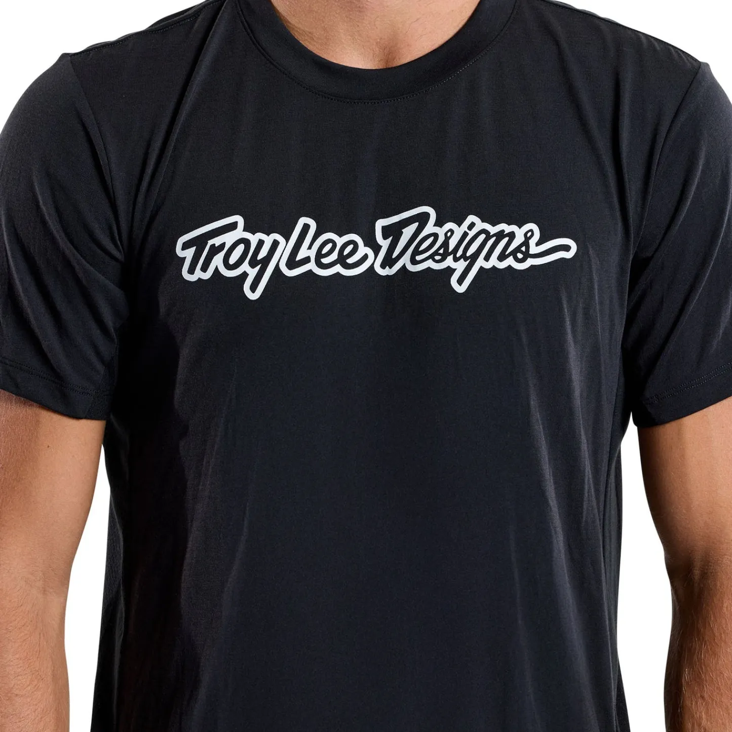 Troy Lee Designs Jerseys|Skyline^Skyline Short Sleeve Ride Tee Signature Black