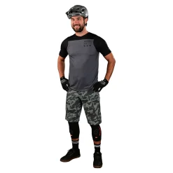 Troy Lee Designs Skyline|Enduro^Skyline SS Jersey Mono Charcoal