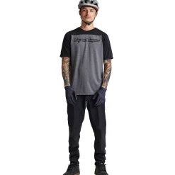Troy Lee Designs Skyline|Jerseys^Skyline SS Jersey Signature Heather Gray / Black
