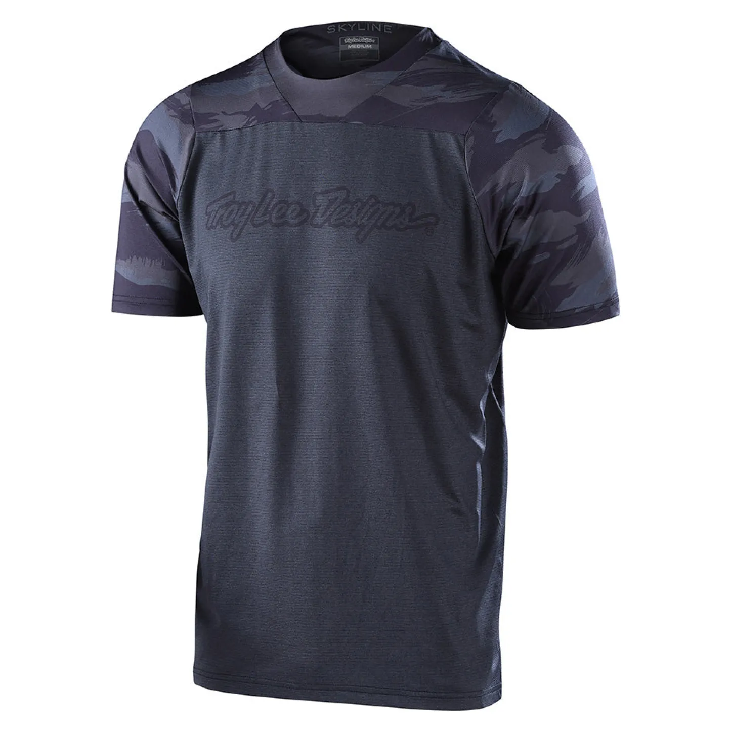 Troy Lee Designs Skyline|Enduro^Skyline SS Jersey Signature Camo Heather Black / Black
