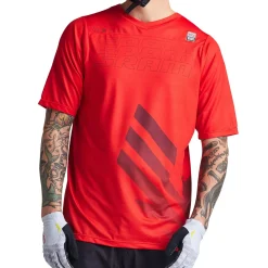 Troy Lee Designs Skyline|Jerseys^Skyline SS Jersey SRAM Eagle One Fiery Red