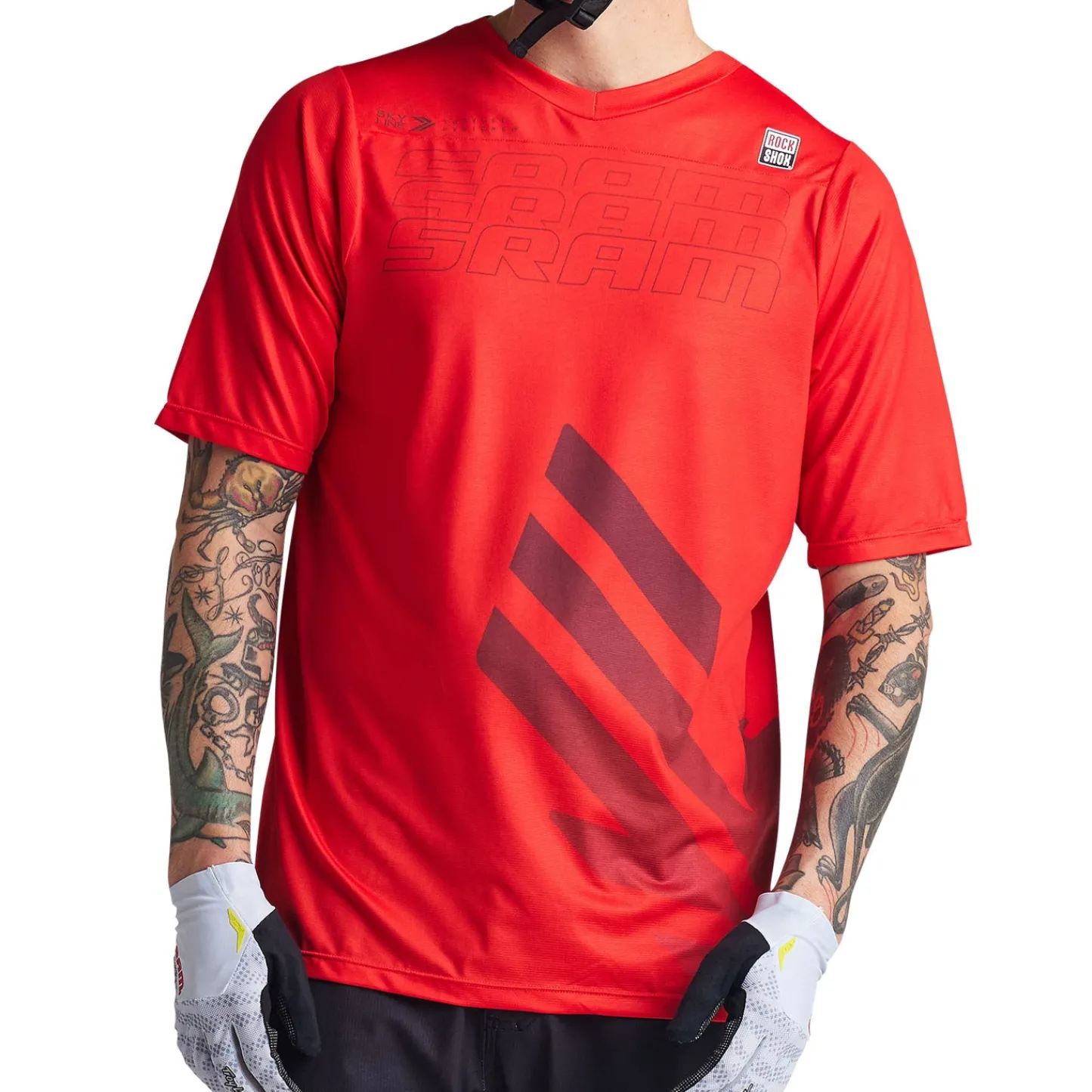 Troy Lee Designs Skyline|Jerseys^Skyline SS Jersey SRAM Eagle One Fiery Red