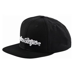 Troy Lee Designs Hats^Snapback Hat Signature Black / White