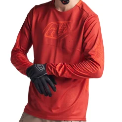 Troy Lee Designs Bmx|Downhill^Sprint Jersey Icon Fire Orange