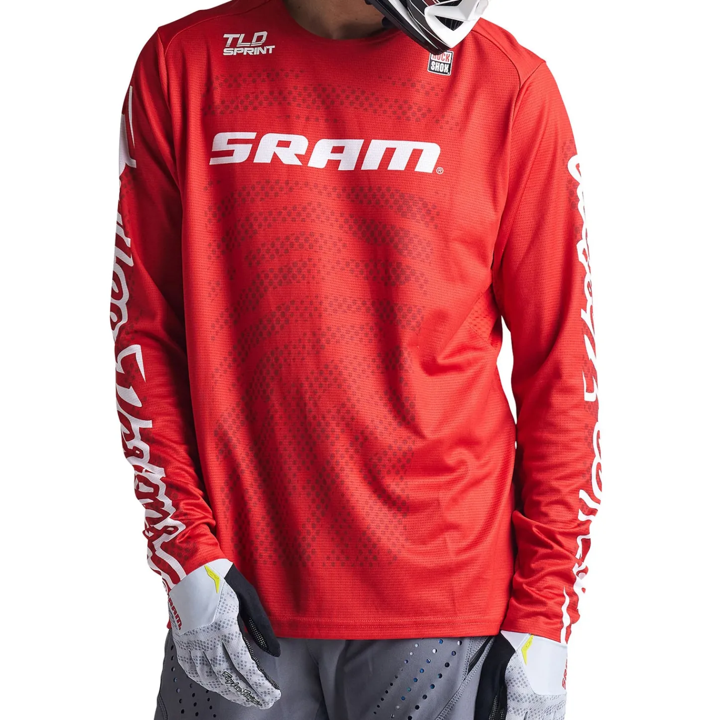 Troy Lee Designs Sprint|Bmx^Sprint Jersey SRAM Shifted Fiery Red