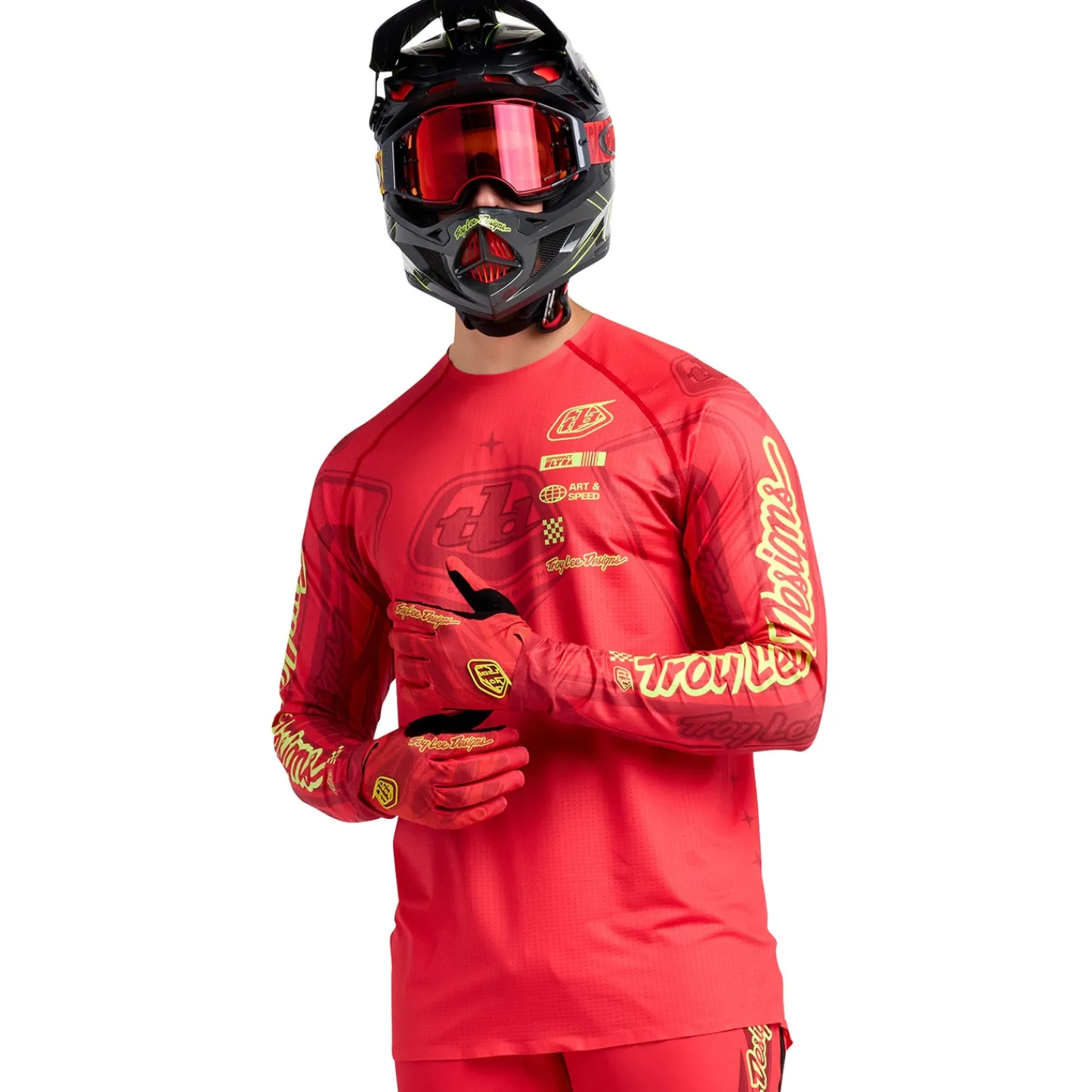 Troy Lee Designs Sprint Ultra|Jerseys^Sprint Ultra Jersey Ghostwing Infra Red