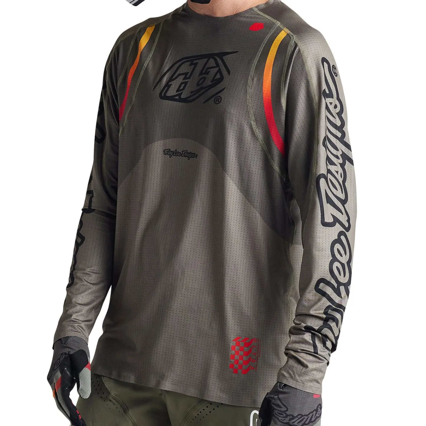 Troy Lee Designs Sprint Ultra|Bmx^Sprint Ultra Jersey Pinned Olive