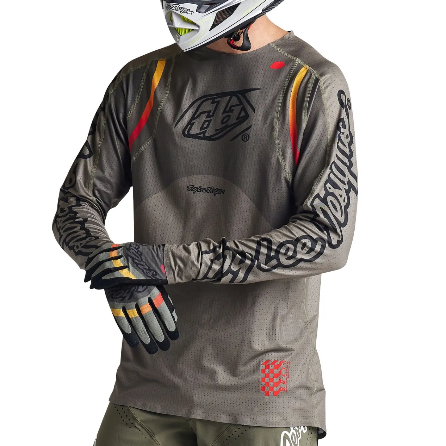 Troy Lee Designs Sprint Ultra|Bmx^Sprint Ultra Jersey Pinned Olive