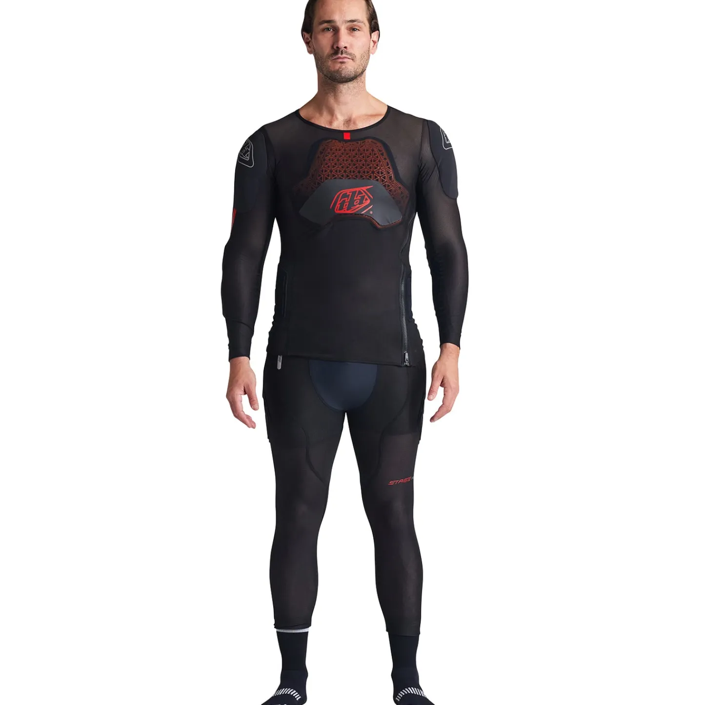 Troy Lee Designs Upper Body|Upper Body^Stage Ghost D3O Long Sleeve Baselayer Solid Black