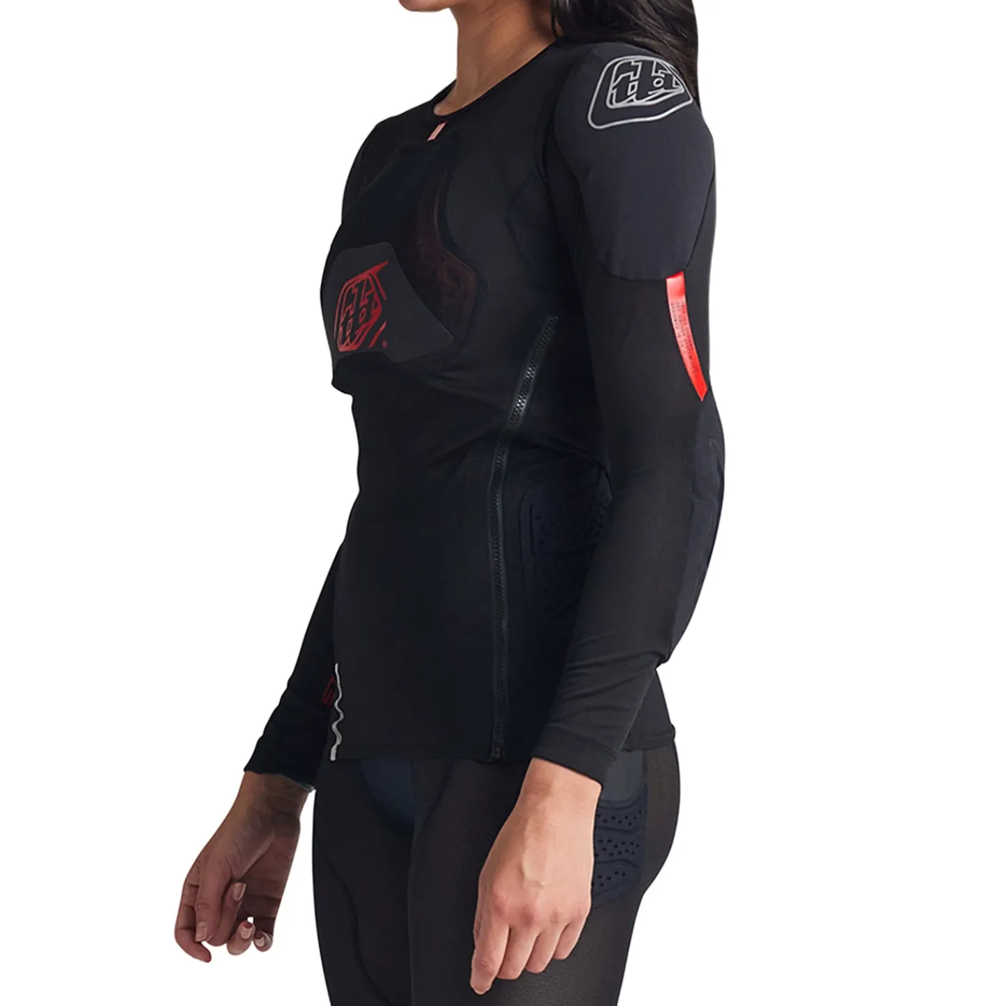 Troy Lee Designs Upper Body|Upper Body^Stage Ghost D3O Long Sleeve Baselayer Solid Black